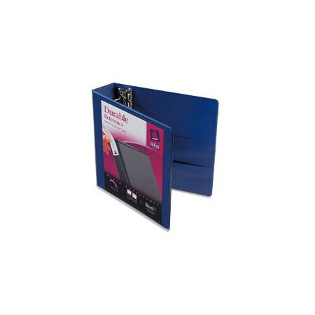 Avery Dennison DURABLE VINYL EZ-TURN RING VIEW BINDER, 11 X 8-1/2, 2in CAPACITY, BLUE 17034